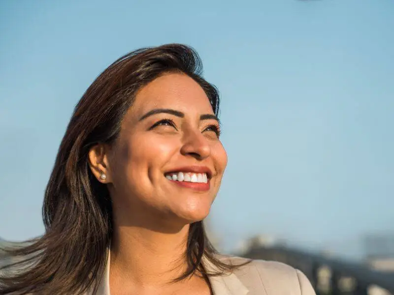 Woman outdoors representing fertility supplements and reproductive health