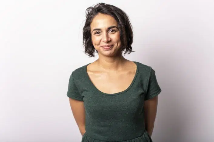 Woman representing minimal stimulation IVF and egg retrieval